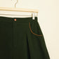 Contrast Trim Pocket Skirt