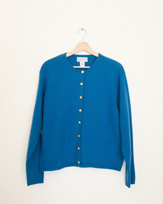 Lapis Wool Cardigan