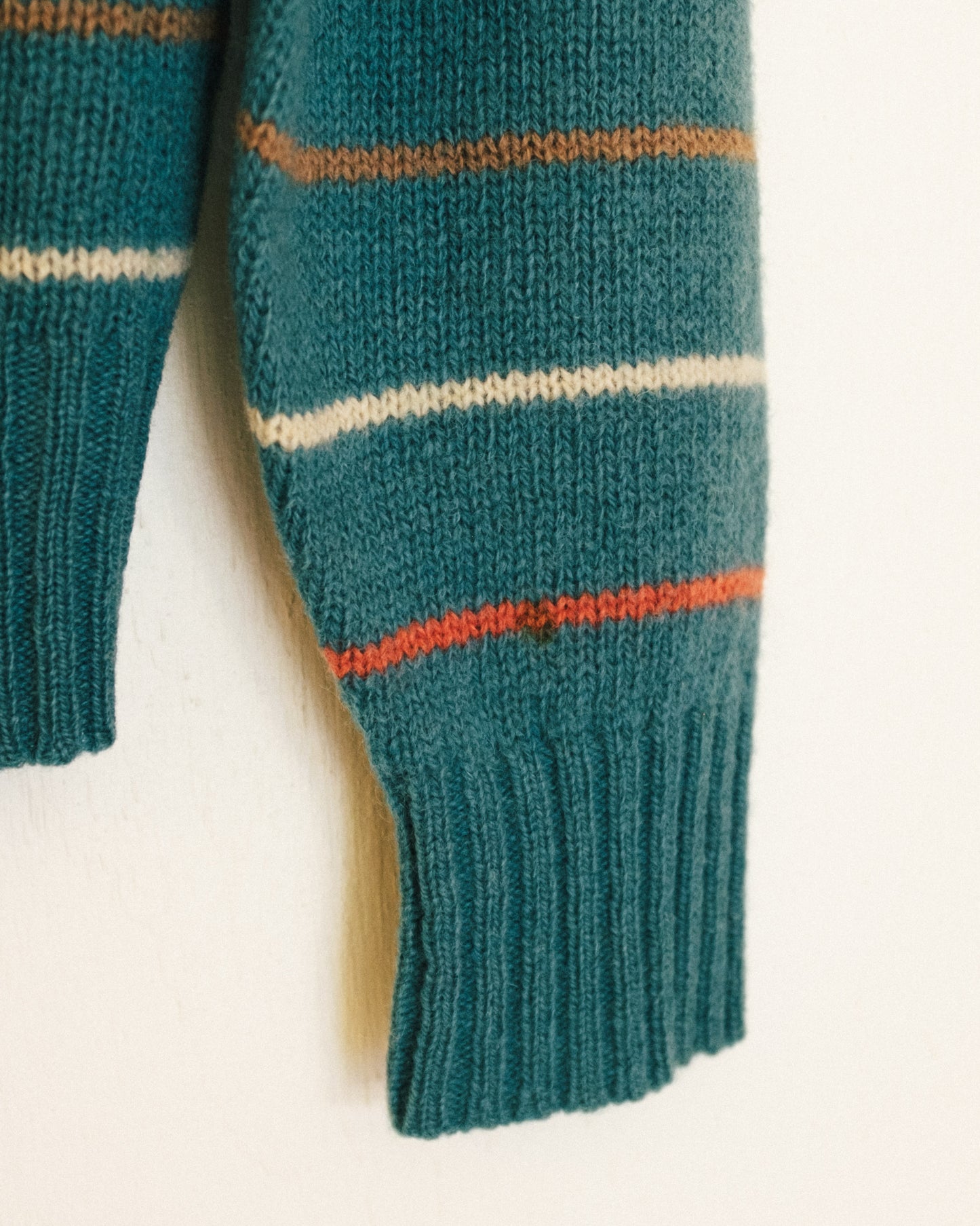 Retro Stripe Wool Sweater
