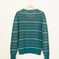 Retro Stripe Wool Sweater