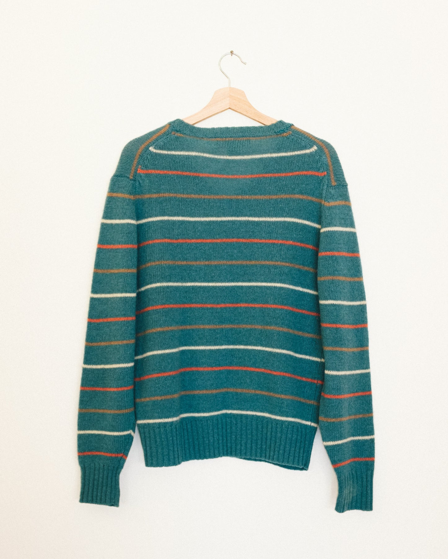 Retro Stripe Wool Sweater