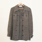 70's Houndstooth Shirt Jacket