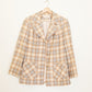 70's Oat Plaid Jacket