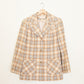 70's Oat Plaid Jacket