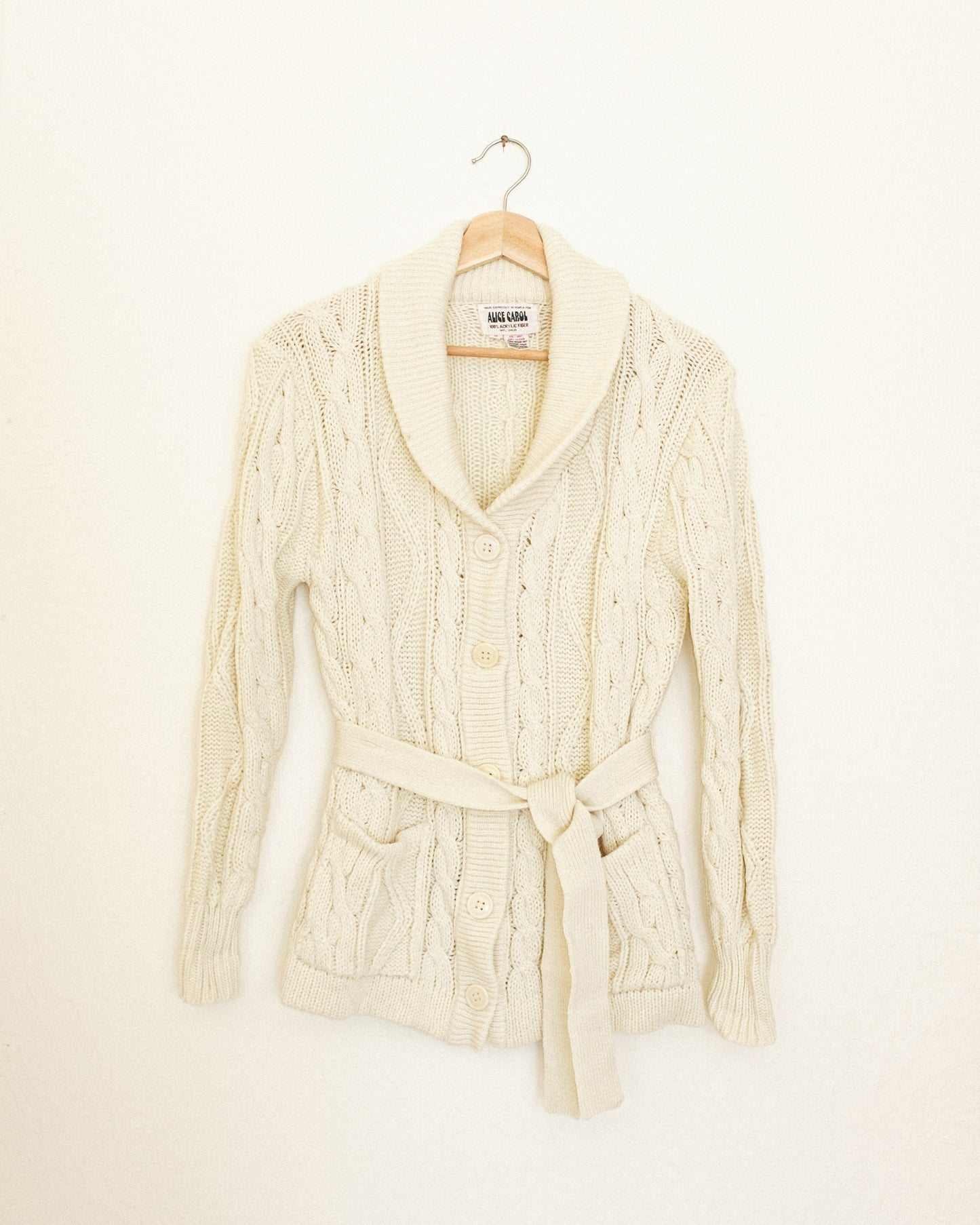 Ivory Shawl Cardigan