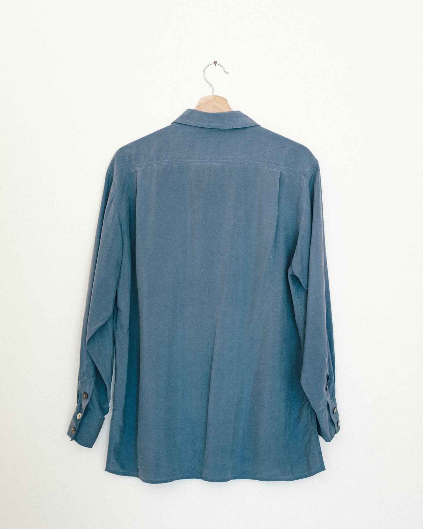 Slate Silk Shirt