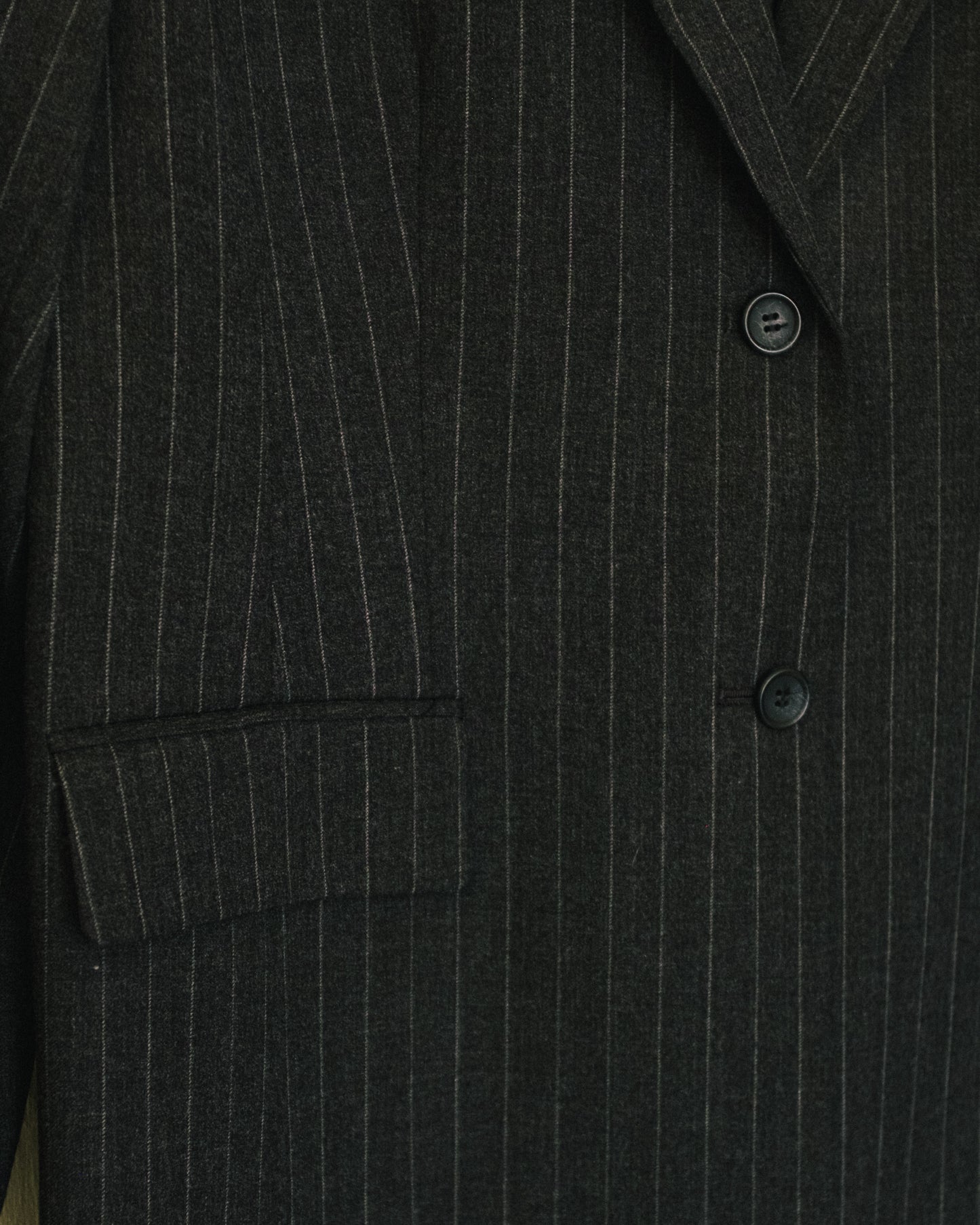 Charcoal Pin Stripe Blazer
