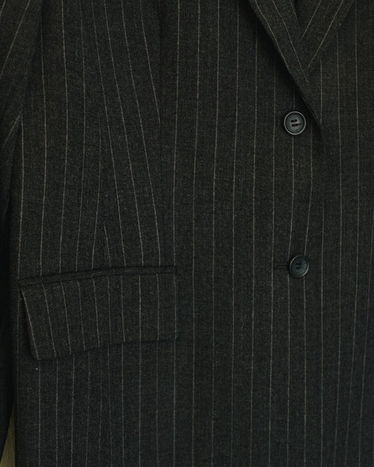 Charcoal Pin Stripe Blazer
