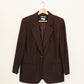 Espresso Wool Blazer