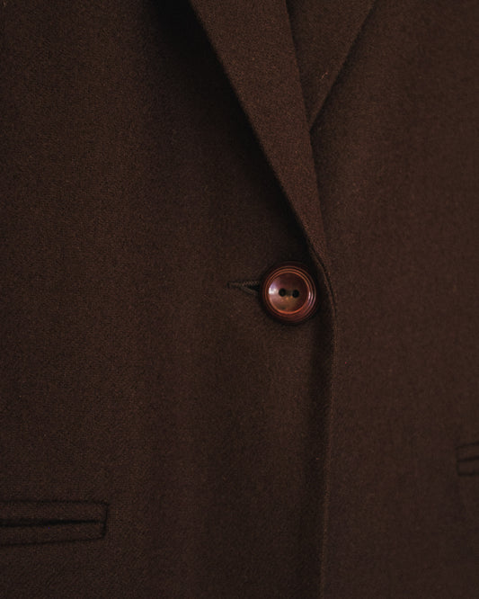 Espresso Wool Blazer