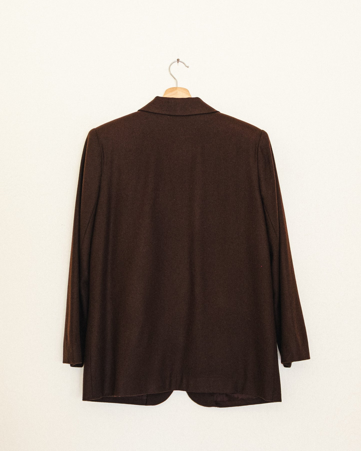 Espresso Wool Blazer