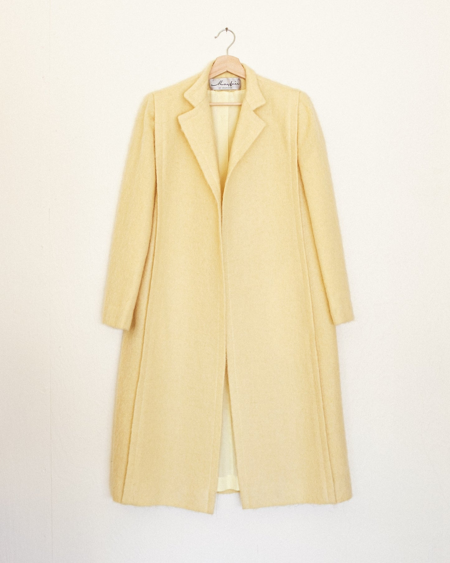 Butter Mohair Coat