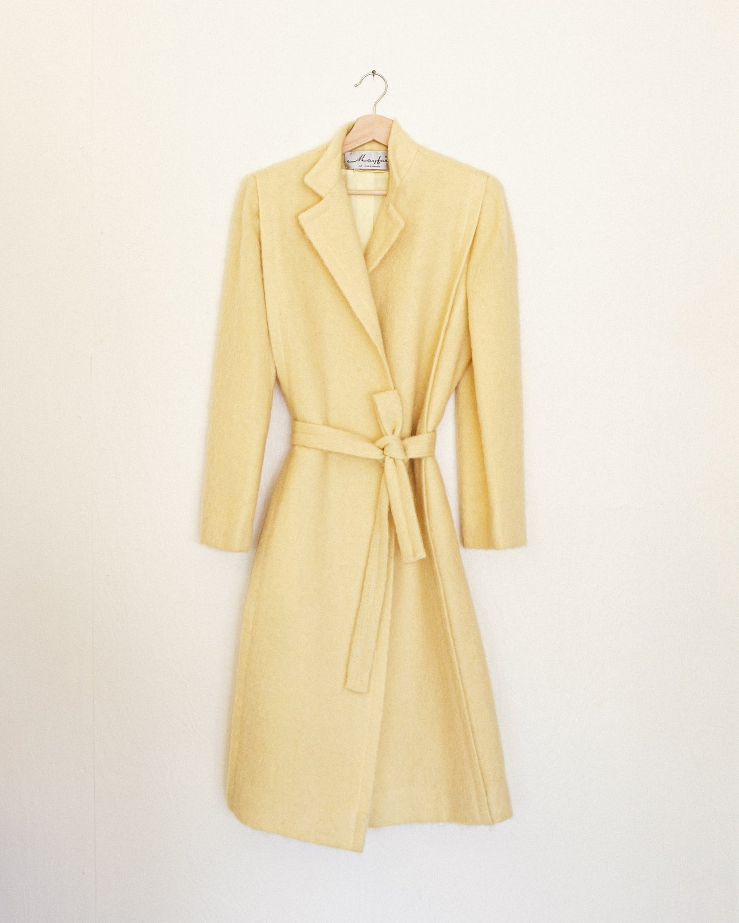 Butter Mohair Coat