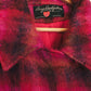 Berry Plaid Mohair Coat