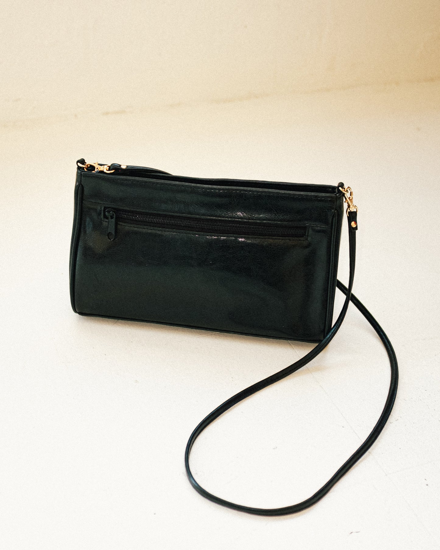 90's Slim Faux Leather Purse