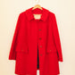Red Pendleton Coat