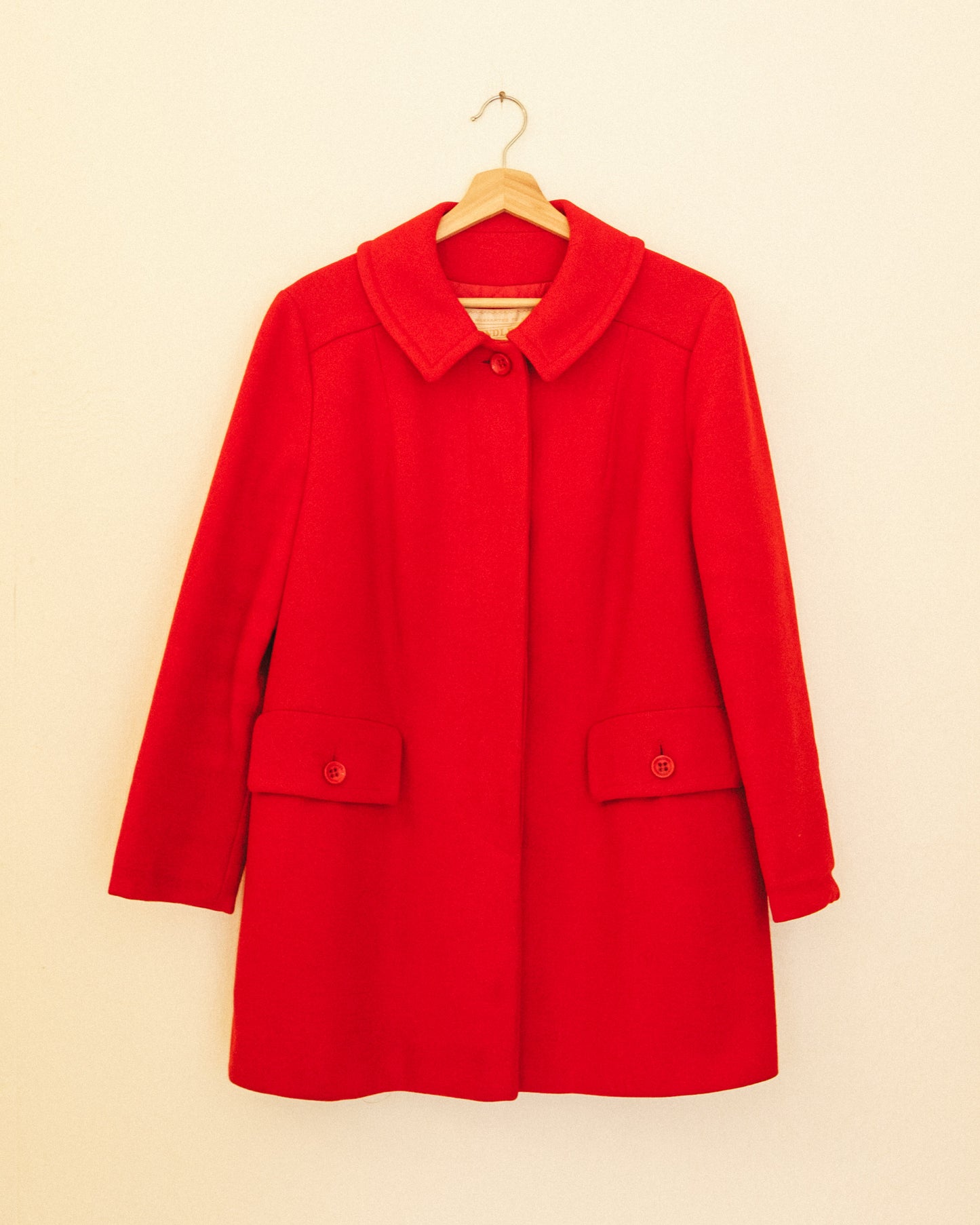 Red Pendleton Coat