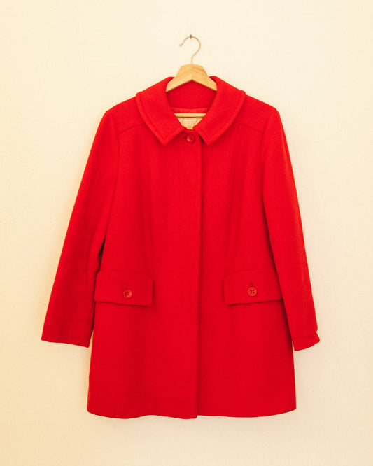 Red Pendleton Coat