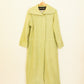 Pale Chartreuse Mohair Coat