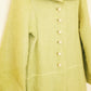 Pale Chartreuse Mohair Coat