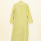 Pale Chartreuse Mohair Coat