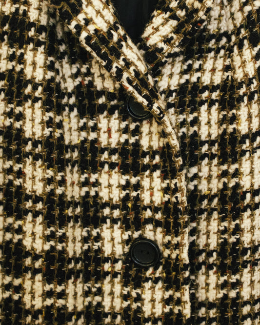 Mod Olive Tweed Coat