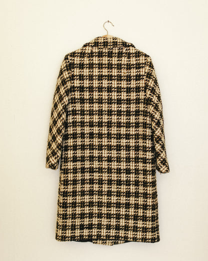 Mod Olive Tweed Coat