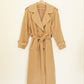 Camel Hair Belted Long Coat