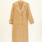 Camel Hair Belted Long Coat