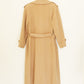 Camel Hair Belted Long Coat