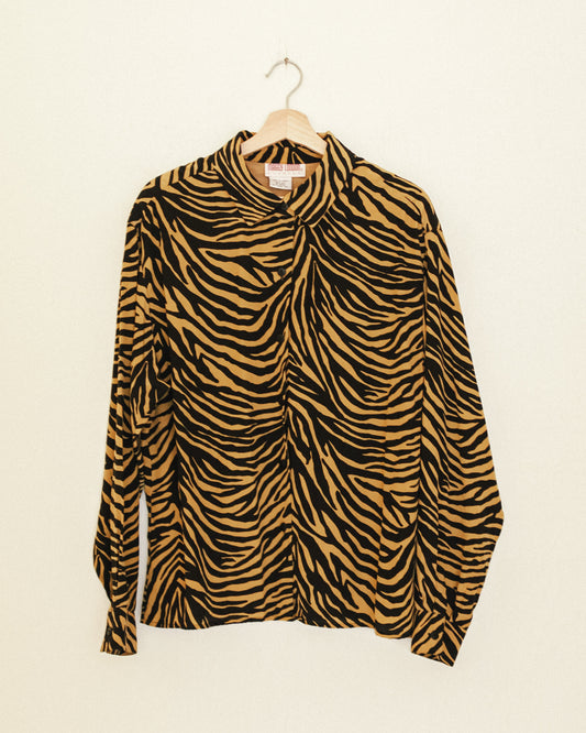 Tiger Silk Blouse