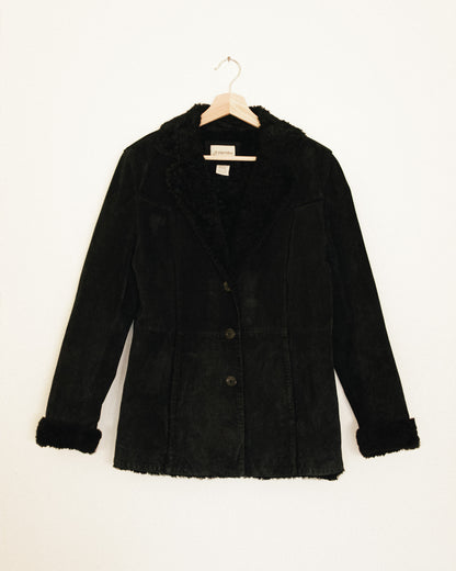 Shearling Suede Jacket