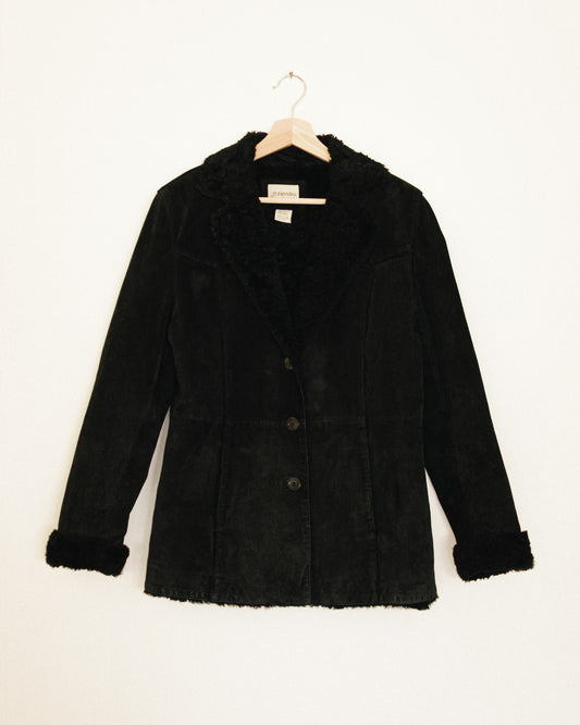 Shearling Suede Jacket