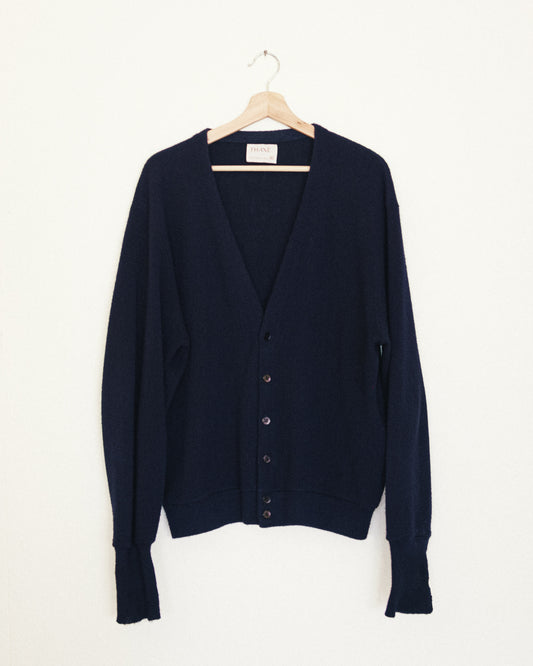 Navy Boyfriend Cardigan
