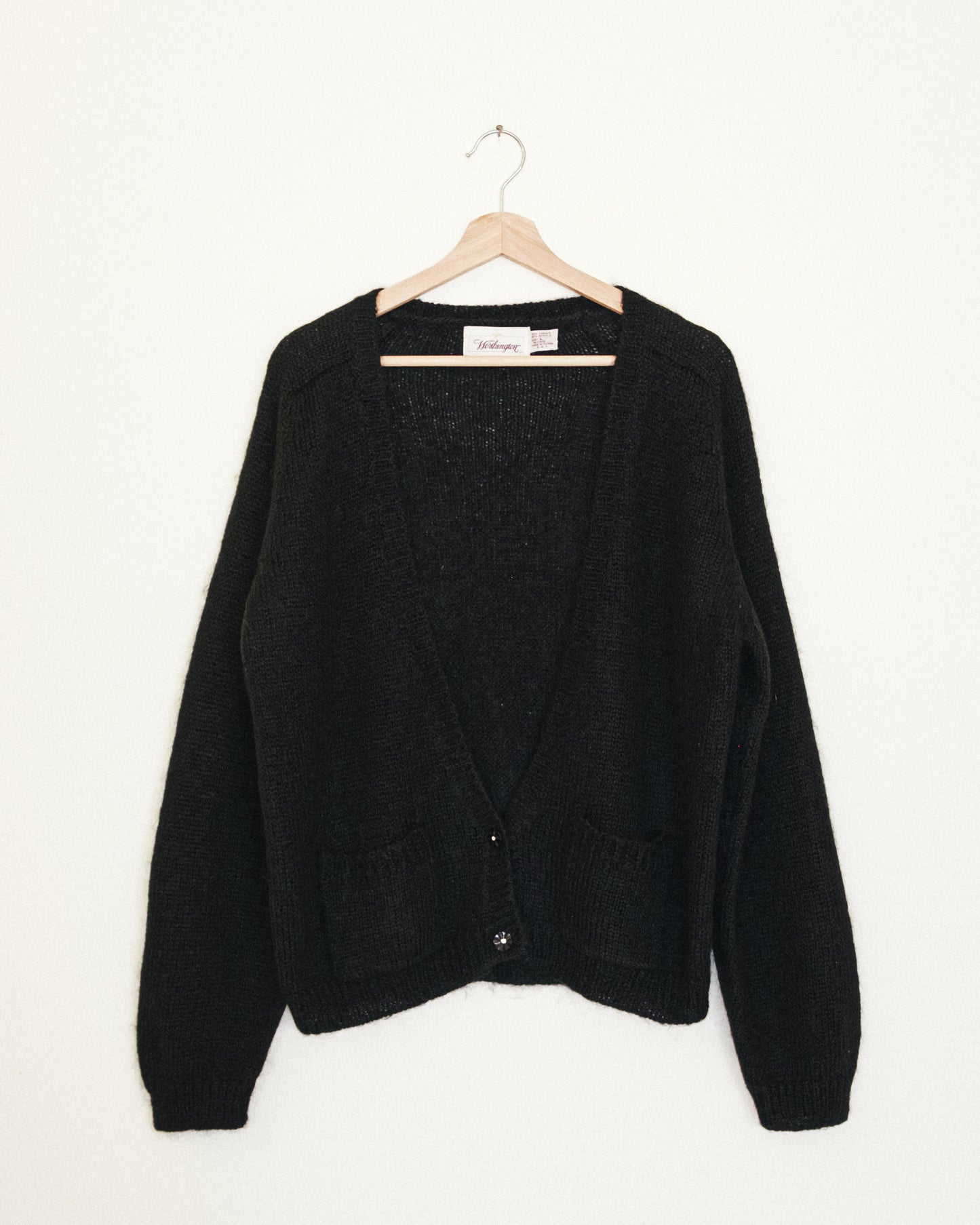 Raven Mohair Cardigan