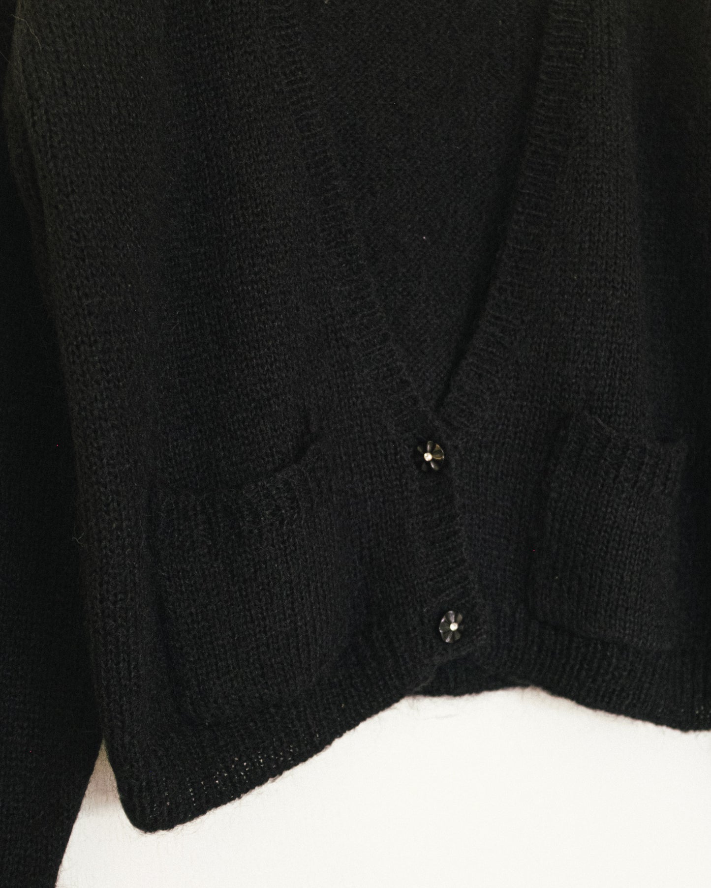 Raven Mohair Cardigan