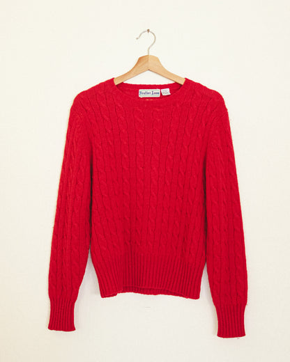 Primary Red Wool Sweater