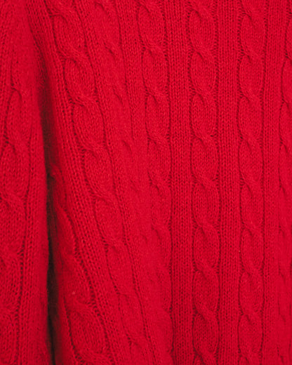Primary Red Wool Sweater