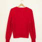 Primary Red Wool Sweater
