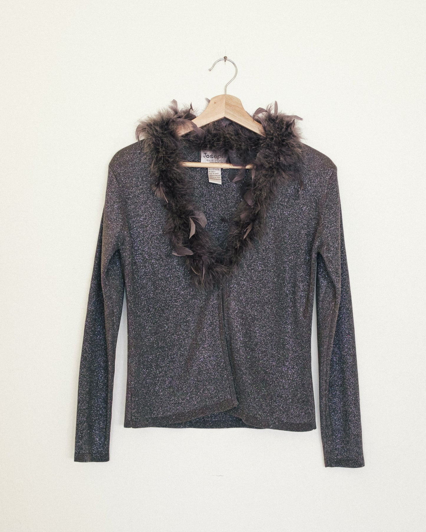 Silk Feather Cardigan