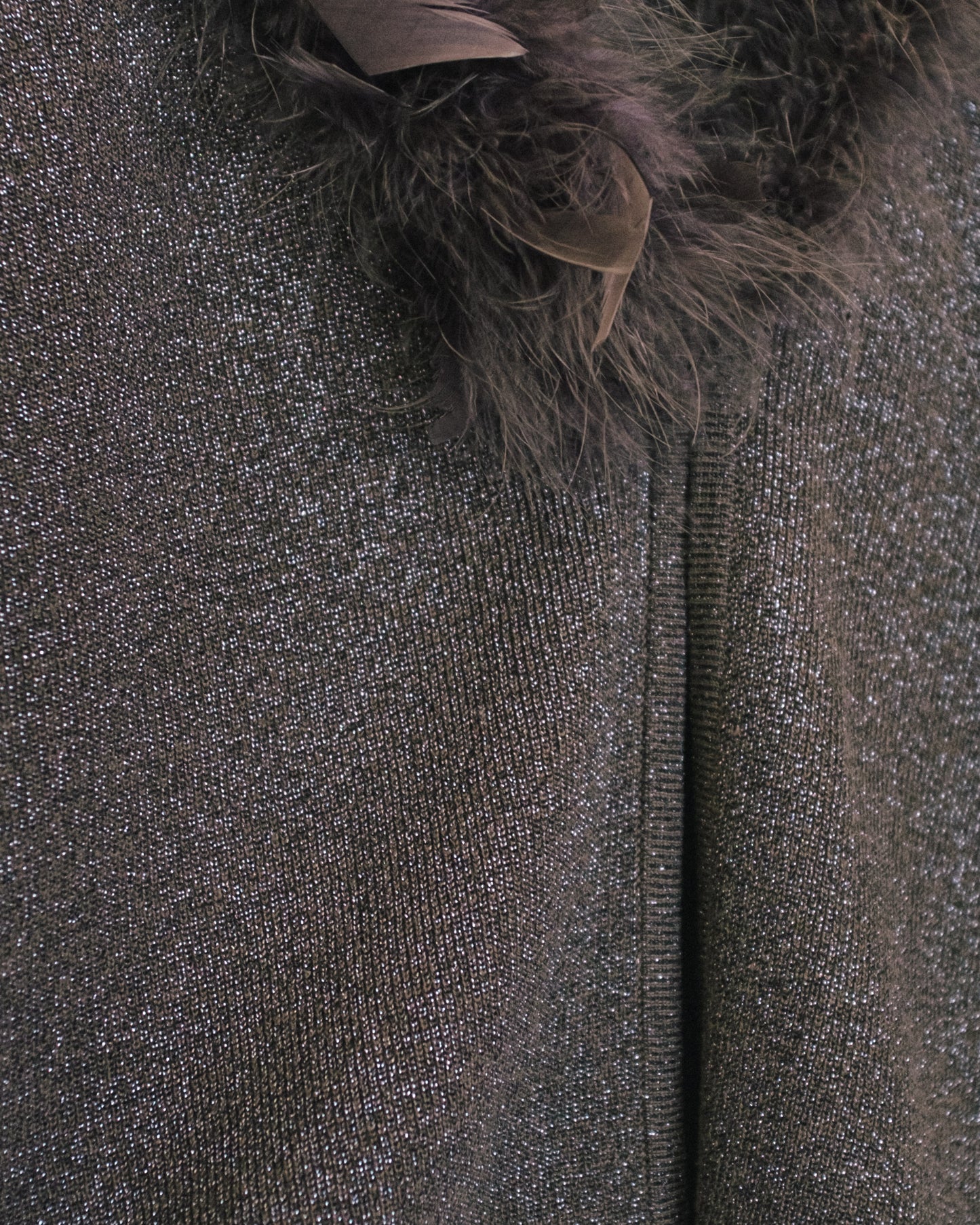 Silk Feather Cardigan