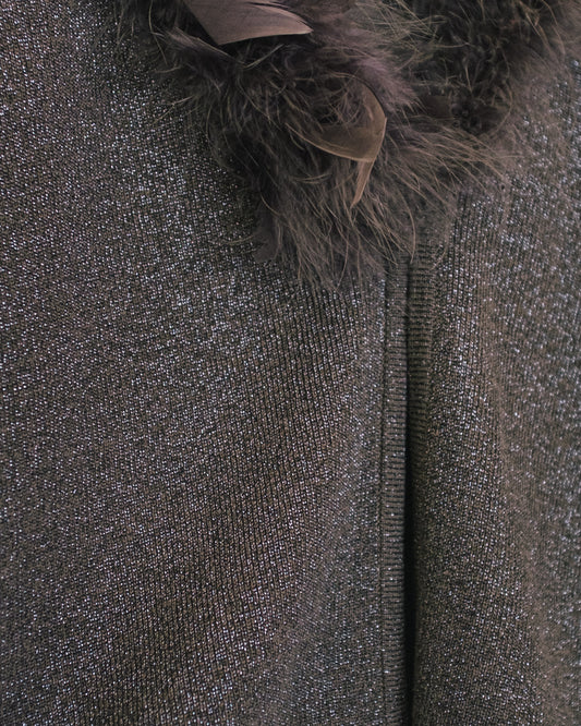 Silk Feather Cardigan