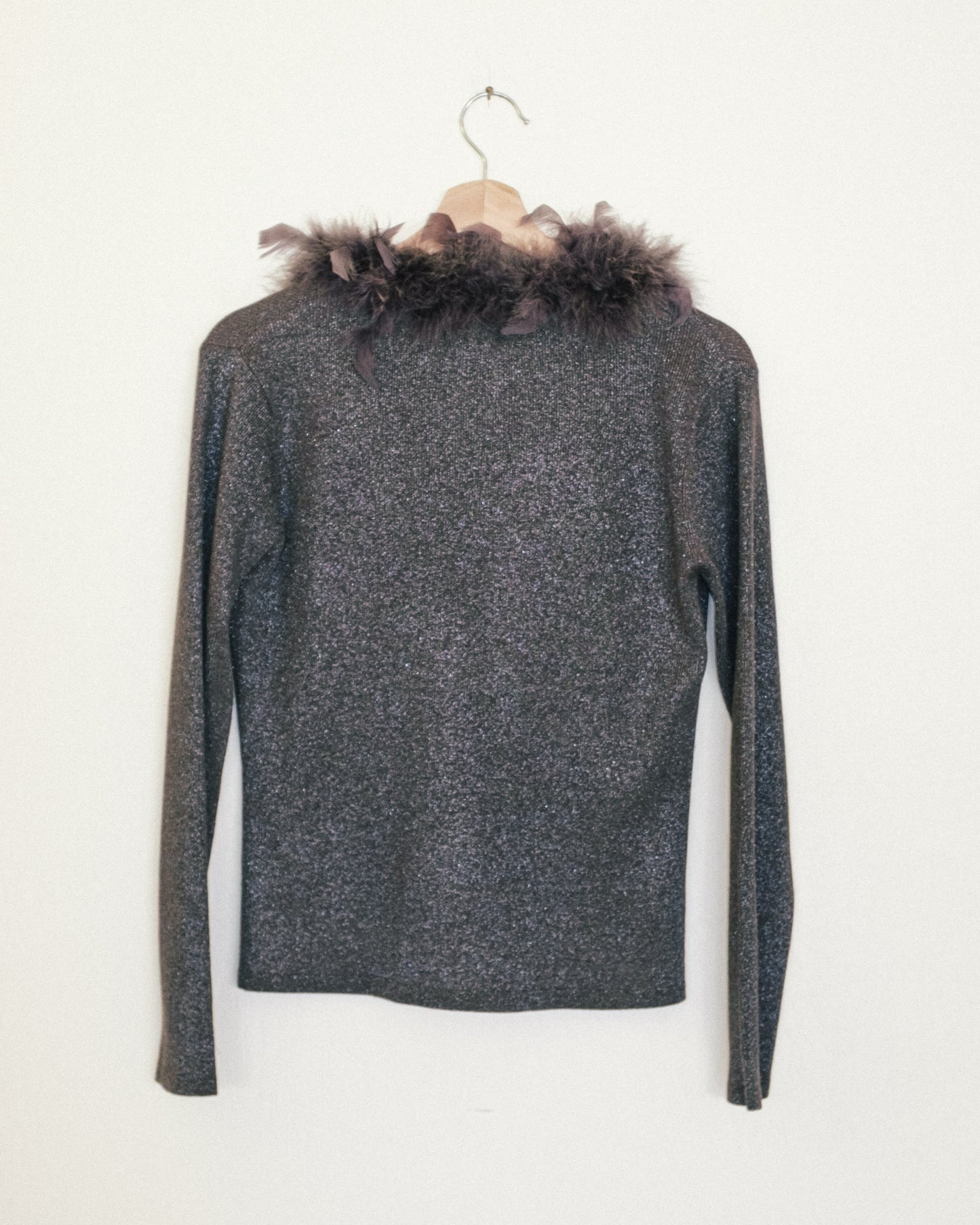 Silk Feather Cardigan