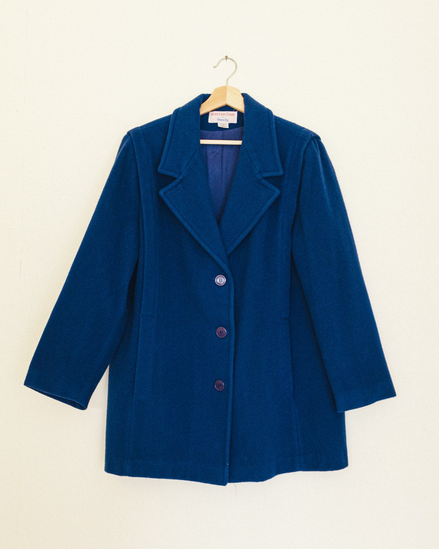 Cobalt Wool Coat