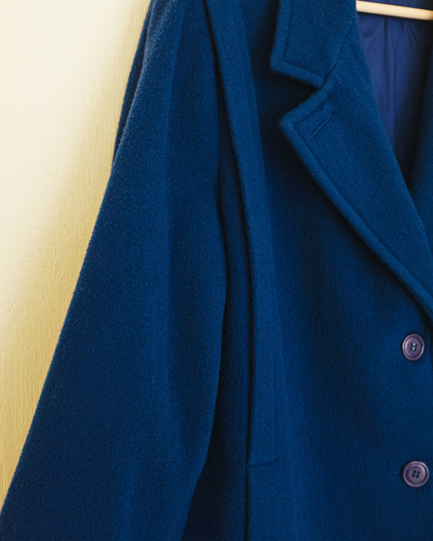Cobalt Wool Coat