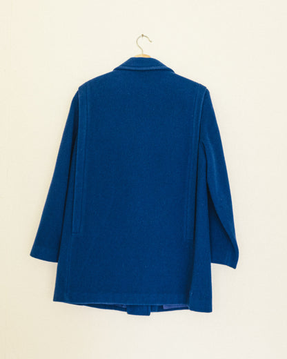 Cobalt Wool Coat