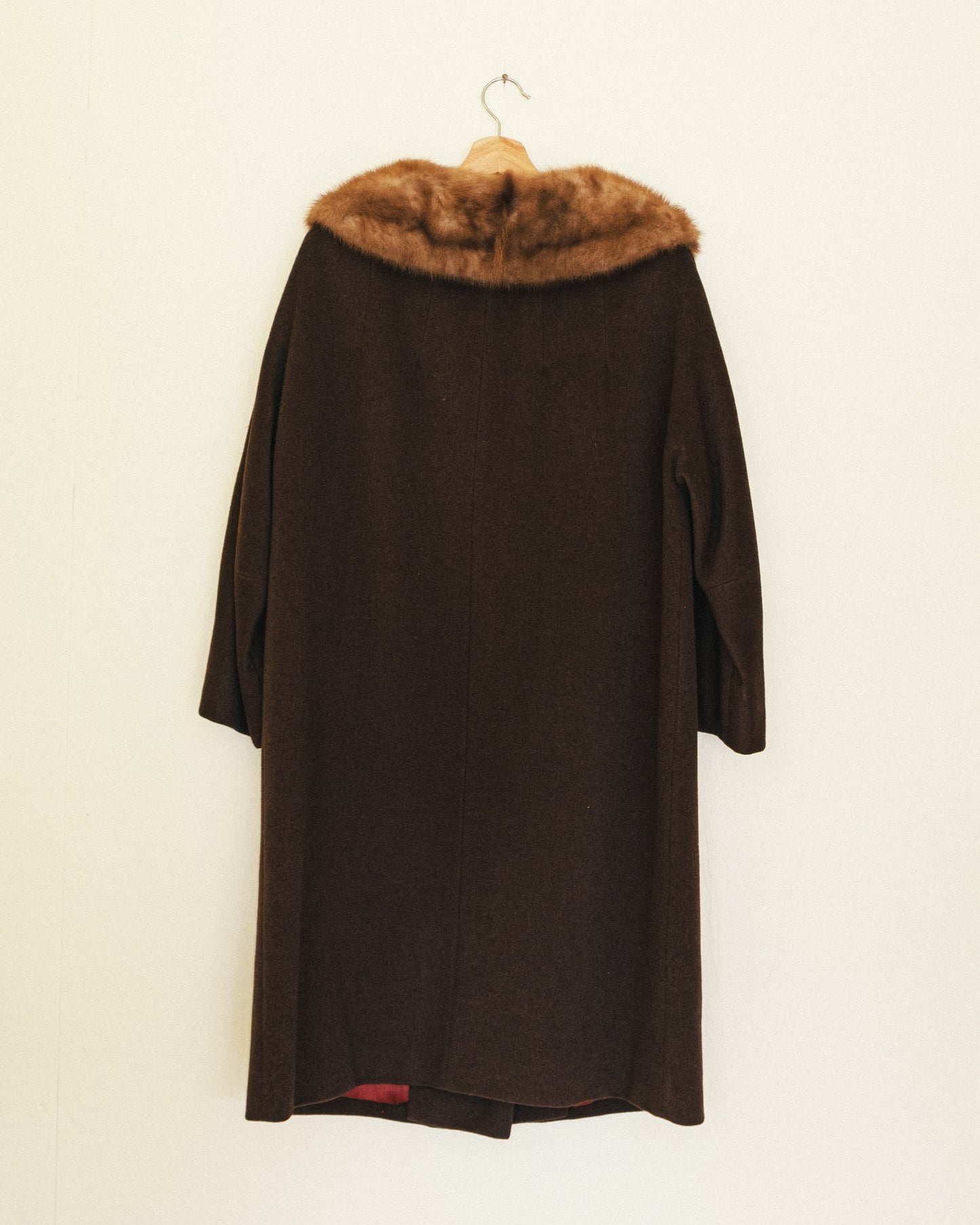 Presentation Coat w/ Mink Collar