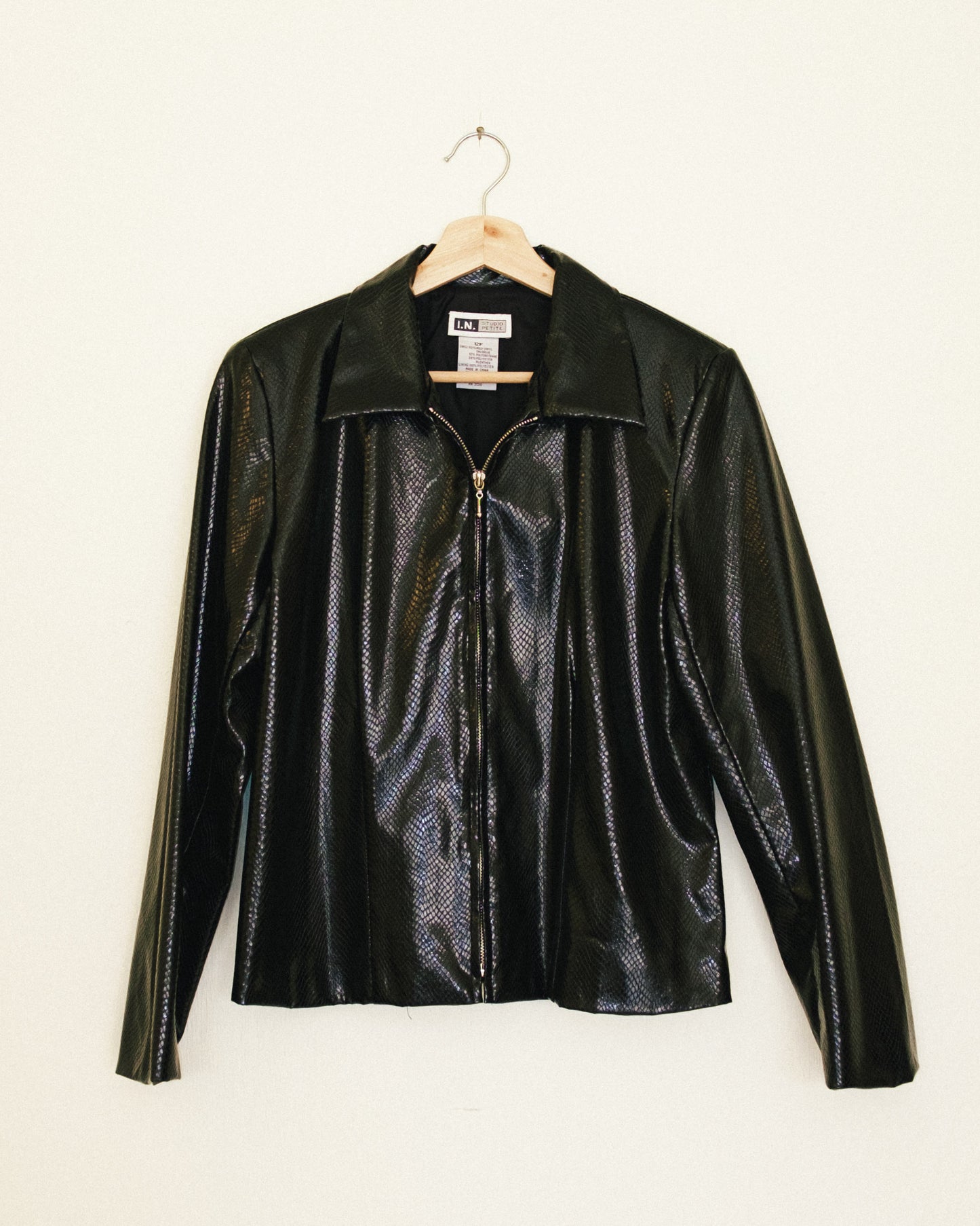 Black Python Jacket