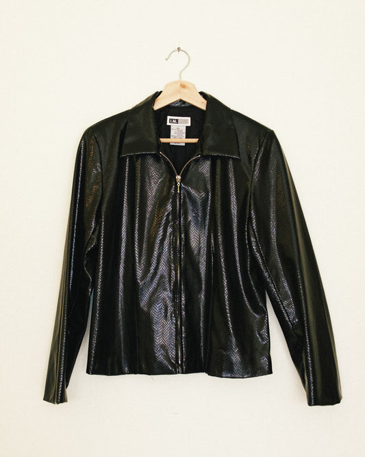 Black Python Jacket