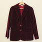 Cabernet Velvet Blazer
